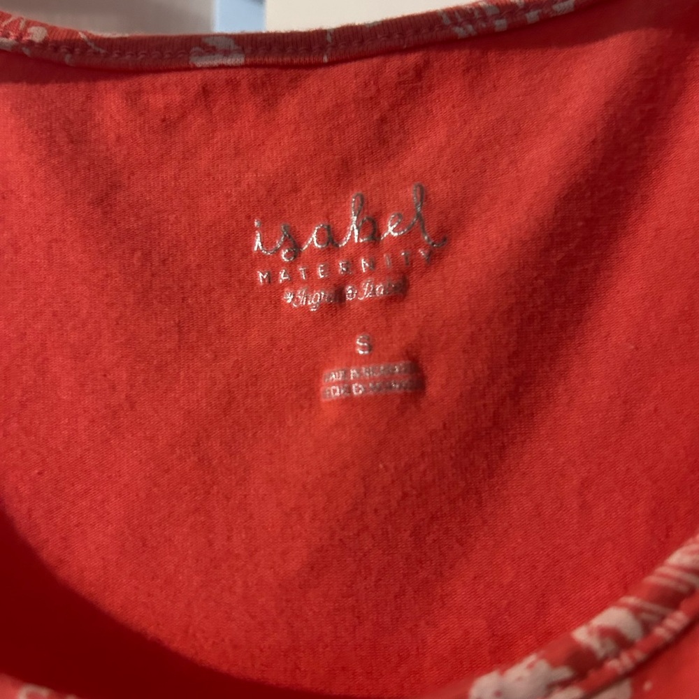 Isabel Maternity Salmon Pink Dress